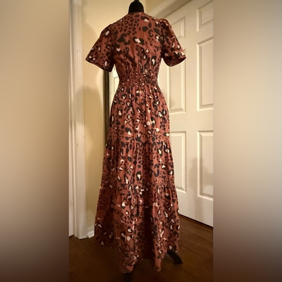 Maeve Somerset Leopard Maxi Dress XS - Picture 6 of 10
